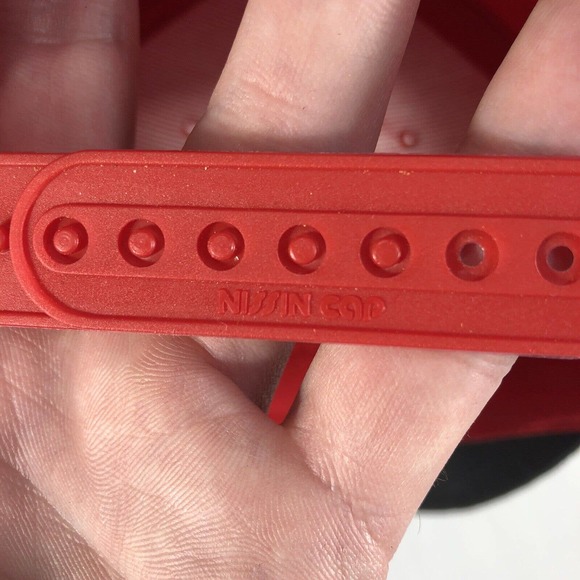 BUTLER SUPPLY INC KILLARK NISSIN CAP HAT SNAPBACK RED BLACK ONE SIZE FITS MOST - Picture 11 of 16